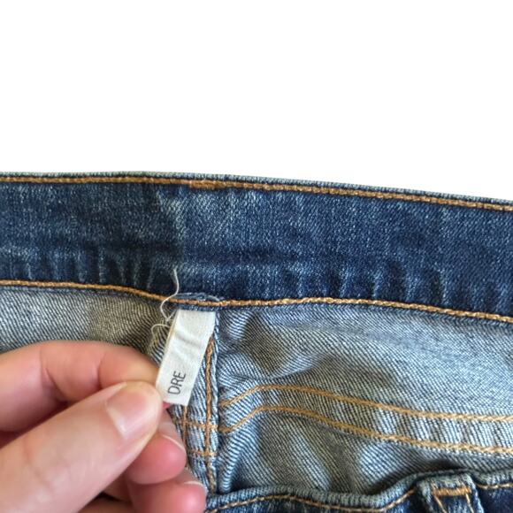 Rag & Bone /JEAN Distressed Straight Leg Jeans Canyon Wash Grunge Y2K Size 31‎ - Picture 8 of 9